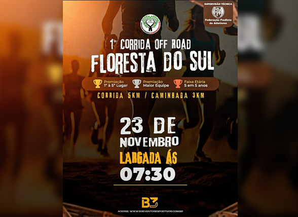 1° TRAIL RUNNING - FLORESTA DO SUL