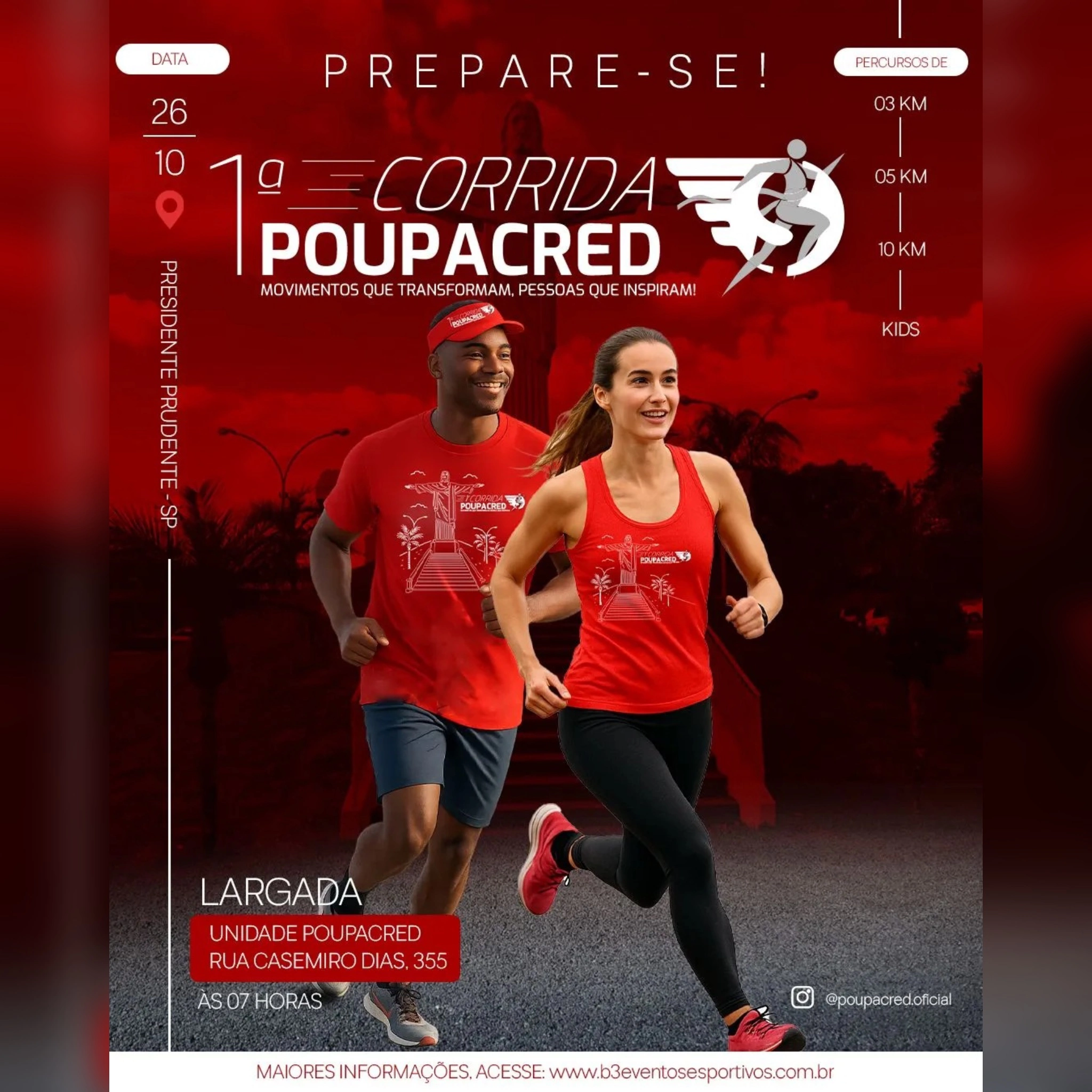 1° CORRIDA POUPACRED