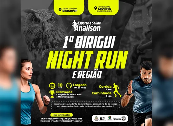 1º Corrida de Rua Noturna